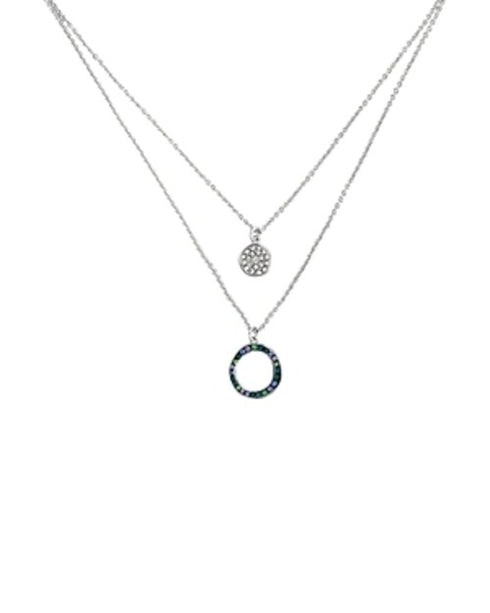 Adore Layered Double Pendant Necklace